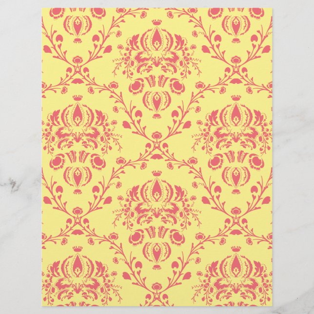 Boter en veenbes Damask (Voorkant)