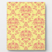 Boter en veenbes Damask Fotoplaat (Voorkant)