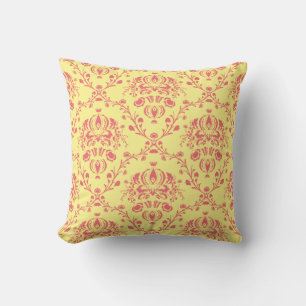 Boter en veenbes Damask Kussen