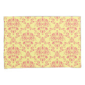 Boter en veenbes Damask Kussensloop (Voorkant-Rechts)