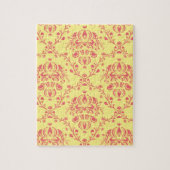 Boter en veenbes Damask Legpuzzel (Verticaal)