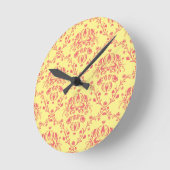 Boter en veenbes Damask Ronde Klok (Hoek)