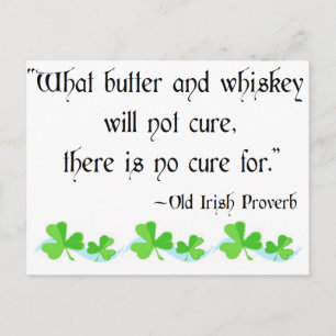 Boter en whisky briefkaart