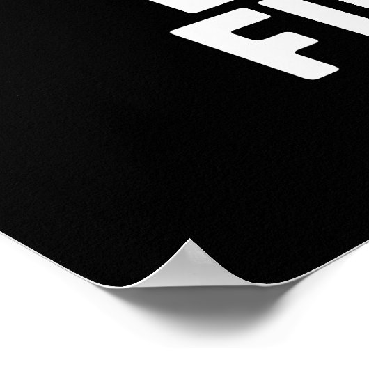 Boter Fingers Funny Anatomy Pun Dark BG Poster (Hoek)