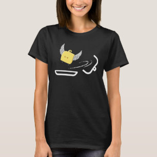 Boter Fly Pun Flying Butter Stick met T-shirt