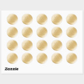 Boter Geel 2 Letter Monogram Wax Seal Stickers (Vel)
