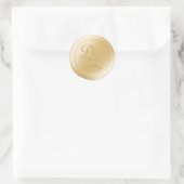 Boter Geel 2 Letter Monogram Wax Seal Stickers (Tas)