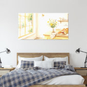 Boter Geel Bakkerij Ochtend Canvas Afdruk (Insitu (Slaapkamer))
