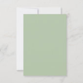 Boter Geel Boho Rozen Elegante Kalender Trouwdag Save The Date (Achterkant)