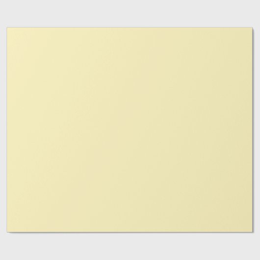 Boter Geel Effen Kleur Cadeaupapier (Vlak)