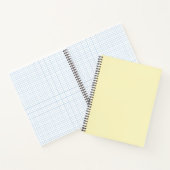 Boter Geel Effen Kleur Notitieboek (Binnen)
