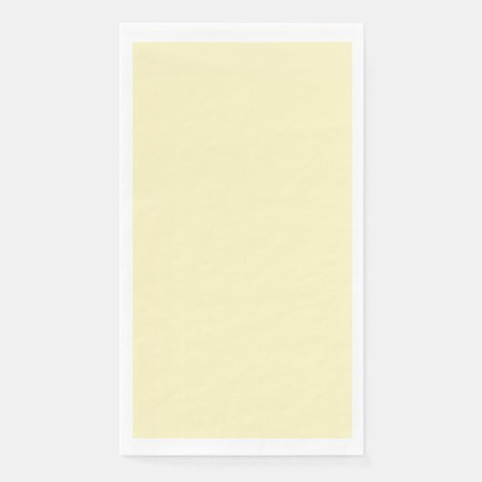 Boter Geel Effen Kleur Servet (Voorkant)