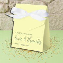 Boter Geel en Salie Minimalistische Trouw