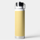Boter Geel Gepersonaliseerd Bruidsmeisje Waterfles (Achterkant)