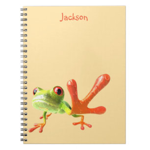 Boter Geel Groen & Oranje Kikker Notitieboek