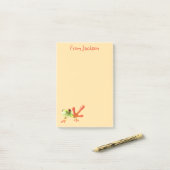 Boter Geel Groen & Oranje Kikker Post-it® Notes (Op bureau)
