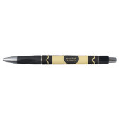 Boter Geel Krijtje Wrap Monogram Naam Pen (Voorkant)