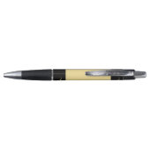 Boter Geel Krijtje Wrap Monogram Naam Pen (Achterkant)