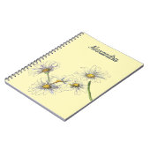 Boter Geel met naam of boodschap Notitieboek (Linkerzijde)