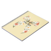 Boter Geel Rode Bloemenslinger Notitieboek (Linkerzijde)