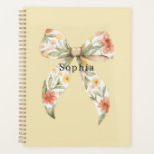 Boter Geel Rode Bloemenslinger Planner (Voorkant)