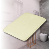 Boter Geel Stevige Kleur | Klassiek Elegant Badmat