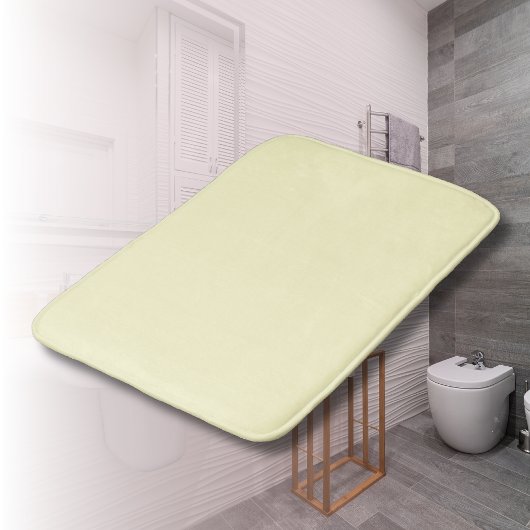 Boter Geel Stevige Kleur | Klassiek Elegant Badmat