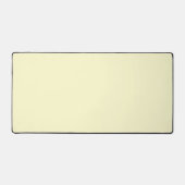 Boter Geel Stevige Kleur | Klassiek Elegant Bureaumat (Voorkant)