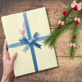 Boter Geel Stevige Kleur | Klassiek | Elegant Cadeaupapier