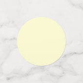 Boter Geel Stevige Kleur | Klassiek Elegant Confetti (Kleine voorkant)