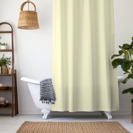 Boter Geel Stevige Kleur | Klassiek Elegant Douchegordijn