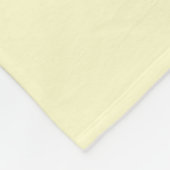Boter Geel Stevige Kleur | Klassiek Elegant Fleece Deken (Hoek)