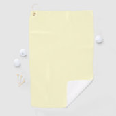 Boter Geel Stevige Kleur | Klassiek Elegant Golfhanddoek (Insitu)