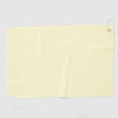 Boter Geel Stevige Kleur | Klassiek Elegant Golfhanddoek (Horizontaal)