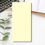 Boter Geel Stevige Kleur | Klassiek Elegant Magnetisch Notitieblok<br><div class="desc">Boter Geel Stevige Kleur | Klassiek | Elegant | Trendy | Stijlvol | Cadeau</div>