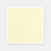 Boter Geel Stevige Kleur | Klassiek Elegant Servet (Voorkant)