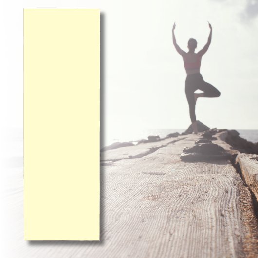 Boter Geel Stevige Kleur | Klassiek Elegant Yogamat