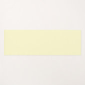 Boter Geel Stevige Kleur | Klassiek Elegant Yogamat (Voorkant (horizontaal))