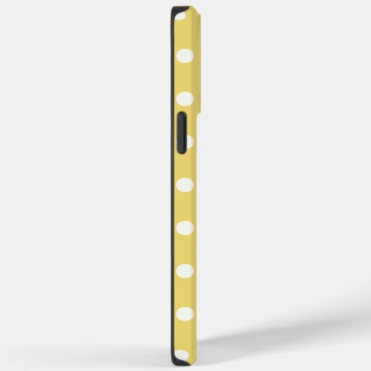 Boter Geel Stippen Personalized Initialen Case-Mate iPhone Case (Achterkant / Rechts)