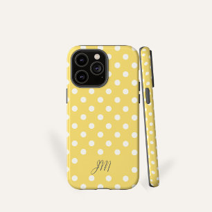 Boter Geel Stippen Personalized Initialen Case-Mate iPhone 14 Pro Max Hoesje