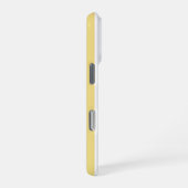 Boter Geel Streep Roze Grappige Glimlach iPhone Hoesje (Rechterkant)