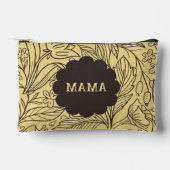 Boter Gele Bloem Print Gepersonaliseerde Cosmetisc Etui (Voorkant)