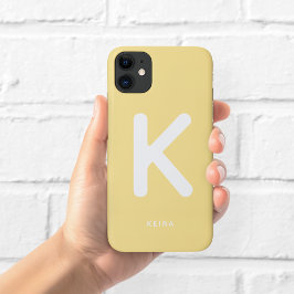 Boter Gele Monogram Hoesje