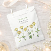 Boter gele roos bloemen Bedankt bruiloft Bedankzakje (Geknipt)