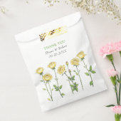 Boter gele roos bloemen Bedankt bruiloft Bedankzakje (Gezegeld)