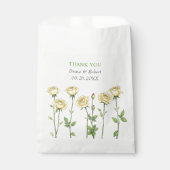 Boter gele roos bloemen Bedankt bruiloft Bedankzakje (Voorkant)