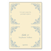 Boter Gele Trouwplaats Kaarten met Maaltijdkeuze (Voorkant)