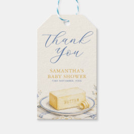 Boter Geloof Het Boter Baby Shower Dankjewel Cadeaulabel