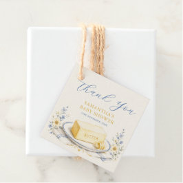 Boter Geloof Het Boter Baby Shower Geel Bedankjes Labels