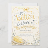 Boter Geloof het Boter Baby Shower Kaart (Voorkant)
